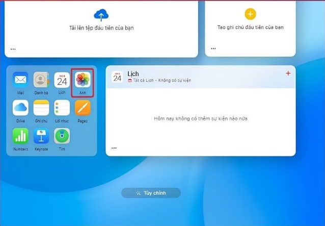 Cách xóa ảnh trên iCloud bằng máy tính bước 3